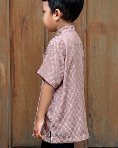 EID 1447H - AIRA SHIRT KIDS (Old Rose)
