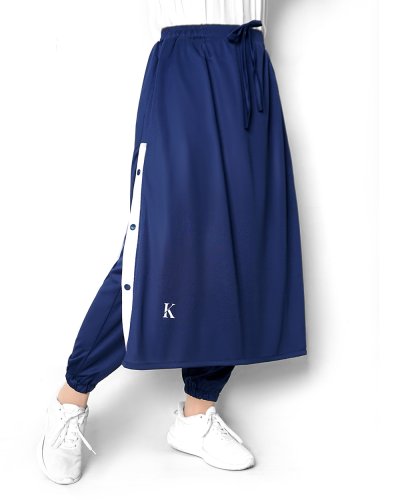 KHARANI SKIRT PANTS-NAVY