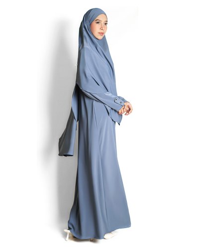 AISHA Abaya - BlueDenim