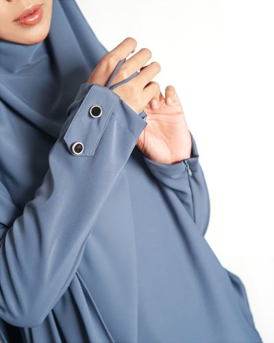 AISHA Abaya - BlueDenim