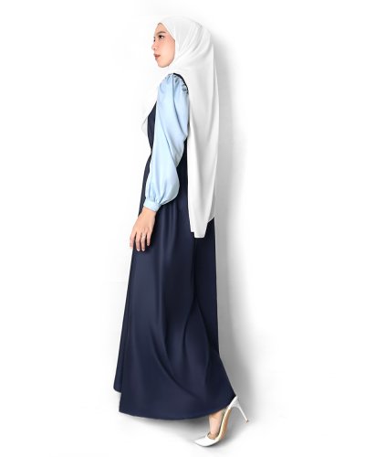 CANAN DRESS (NAVY-BLUE)