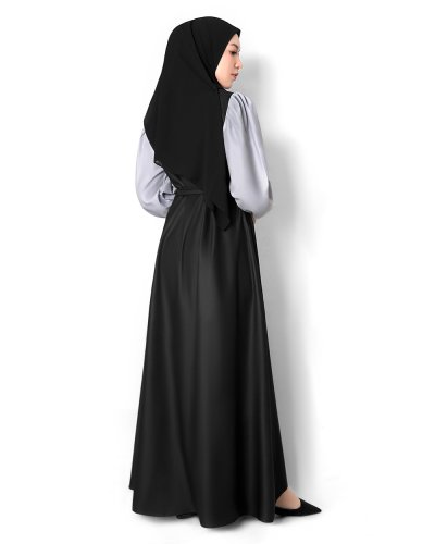 CANAN DRESS (BLACK-GREY)