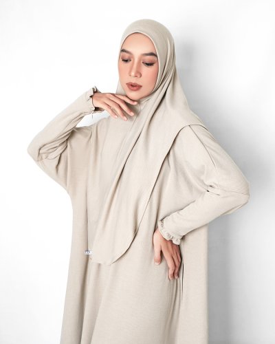 UZMA KNIT SET - LATTE