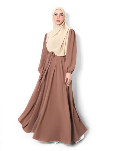 SADA DRESS (CHOCOLATE)