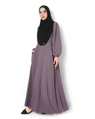 SADA DRESS (MAUVE)