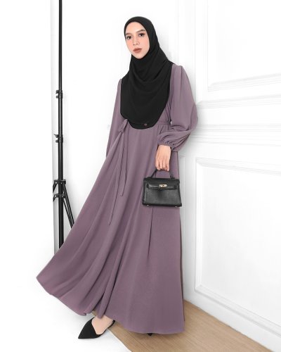 SADA DRESS (MAUVE)