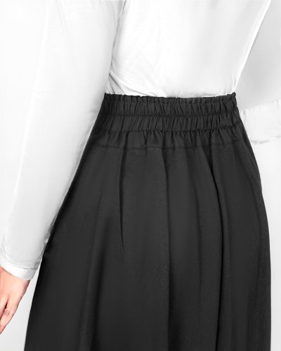 MIYA COTTON SKIRT - BLACK