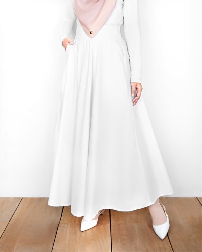 MIYA COTTON SKIRT - BROKEN WHITE MIYA COTTON SKIRT - BROKEN WHITE