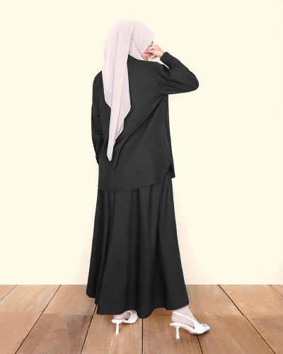 SHILLA COTTON SHIRT - BLACK