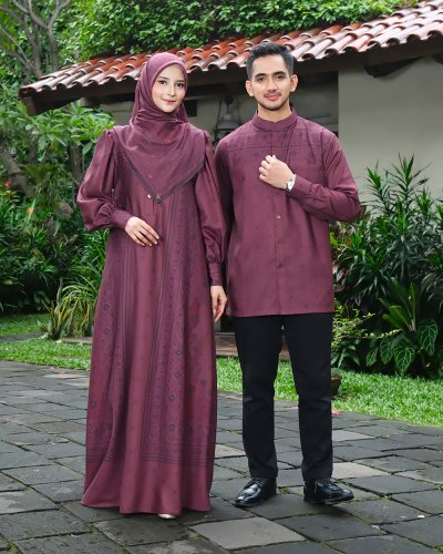 EID SERIES - MUGHALI SHIRT DAD (Burgundy)