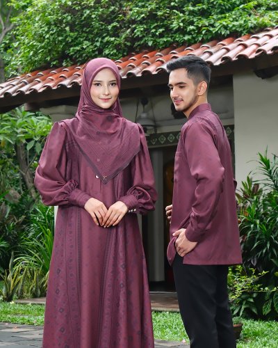 EID SERIES - MUGHALI SHIRT DAD (Burgundy)