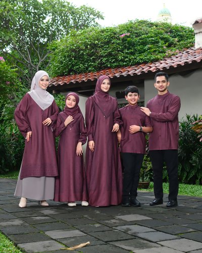 EID SERIES - MUGHALI SHIRT DAD (Burgundy)