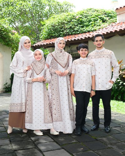EID SERIES - MUGHALI DRESS (Beige)