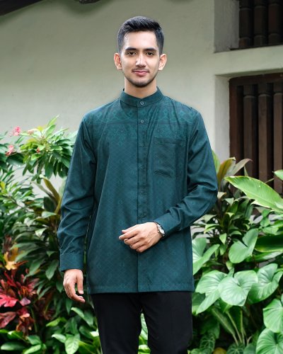 EID SERIES - MUGHALI SHIRT DAD (Emerald Green)