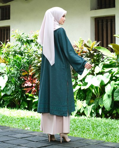 EID SERIES - MUGHALI KURTA TUNIC (Emerald Green)