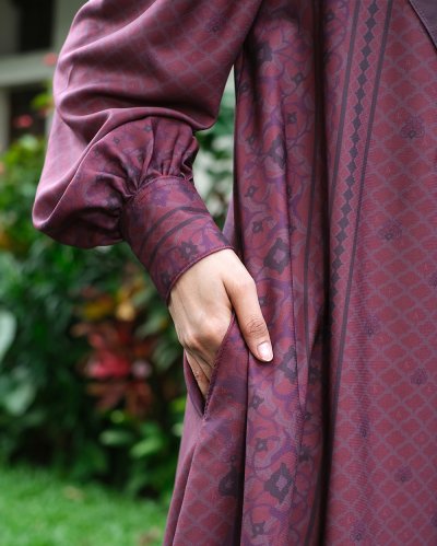 EID SERIES - MUGHALI DRESS (Burgundy) EID SERIES - MUGHALI DRESS (Burgundy)
