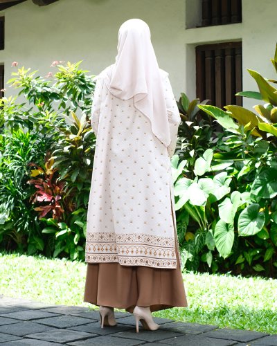 EID SERIES - MUGHALI KURTA TUNIC (Beige)