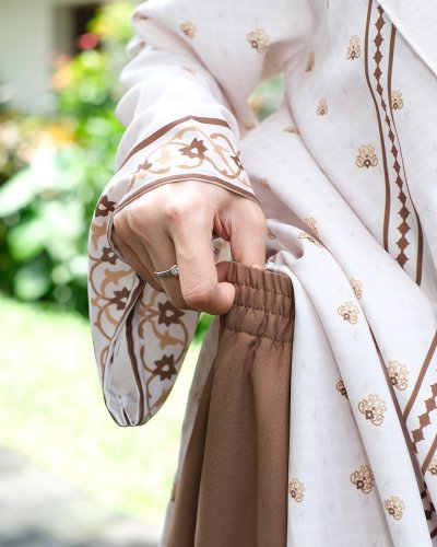 EID SERIES - MUGHALI KURTA TUNIC (Beige)