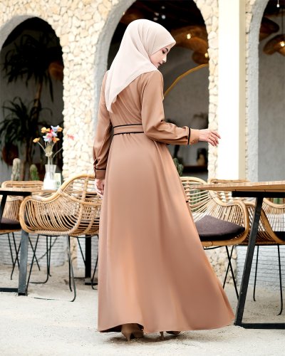 GUZEL DRESS - BROWN