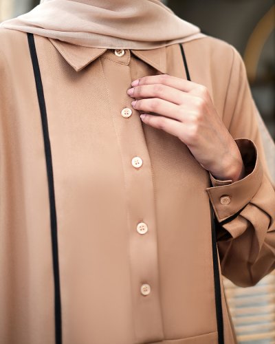 GUZEL DRESS - BROWN GUZEL DRESS - BROWN