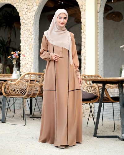 GUZEL DRESS - BROWN GUZEL DRESS - BROWN