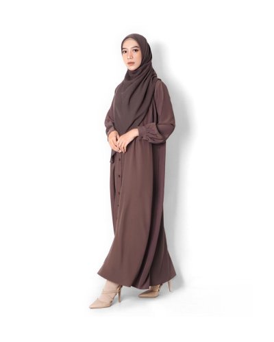 ESMA DRESS - BROWN