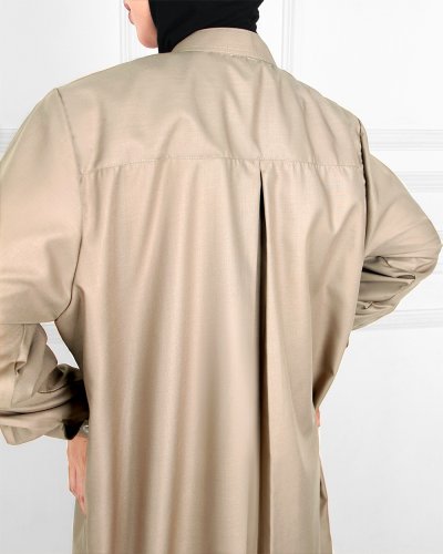 KALLA OVERSIZED TUNIC - MOCHA