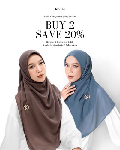 BUNDLING VOAL SCARF | Size 120, 130, 140cm