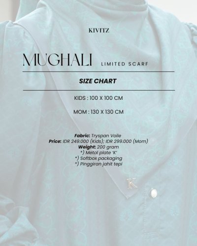 EID SERIES - MUGHALI LIMITED SCARF (Emerald Green)