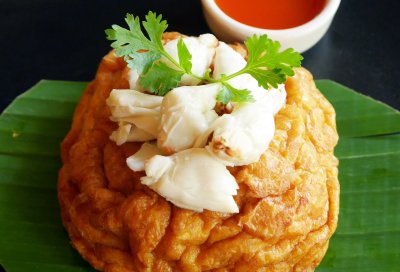 ข้าวไข่เจียวปู(เนื้อก้อน)