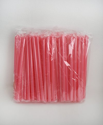 หลอดใหญ่ สีชมพู (ห่อฟิล์ม)