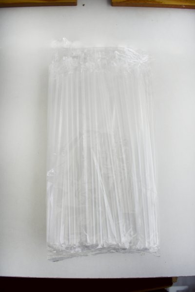 หลอดเล็ก สีใส (ห่อฟิล์ม)