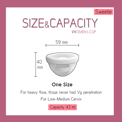 Sweetie Disc - VVOMEN Soft/Small Menstrual Disc