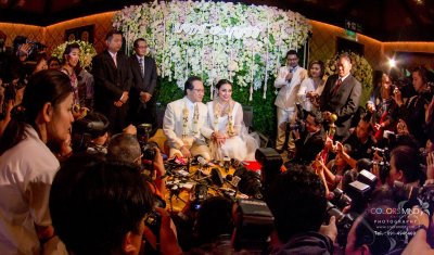 งานหมั่นเจ้าสัวบุญชัย และคุณตั๊ก บงกช | ภาพถ่ายงานหมั่น งานแต่งงาน