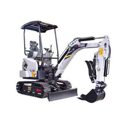 รถขุดเล็ก ทีเร็ก TREX T1.6LHS สีขาว มุมด้านหน้า1