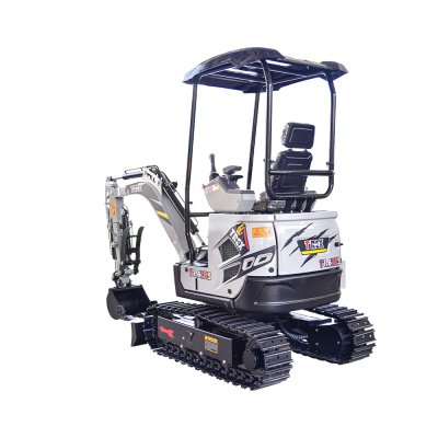 รถขุดเล็ก ทีเร็ก TREX T1.6LHS สีขาว มุมด้านหลัง2