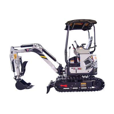 รถขุดเล็ก ทีเร็ก TREX T1.6LHS สีขาว มุมด้านข้าง2