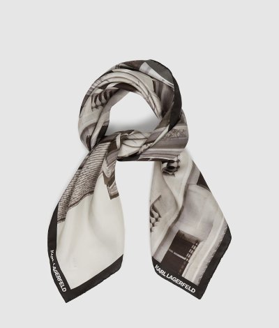 KARL LAGERFELD - RSG MAISON SILK SCARF