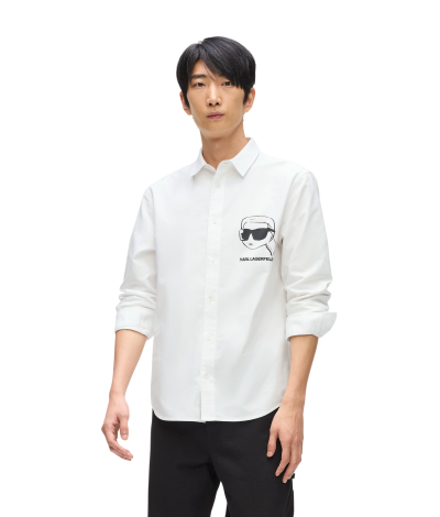 KARL LAGERFELD - IKON SHIRT W CHEST PRINT