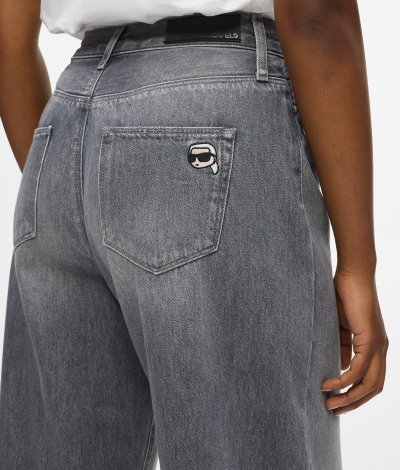 KARL LAGERFELD - IKON BARREL DENIM PANTS