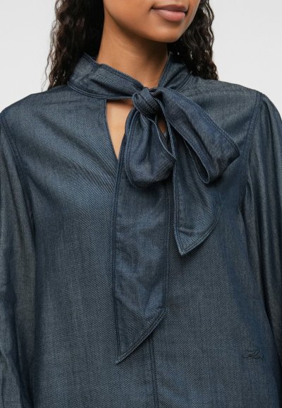KARL LAGERFELD - FLUID DENIM BLOUSE