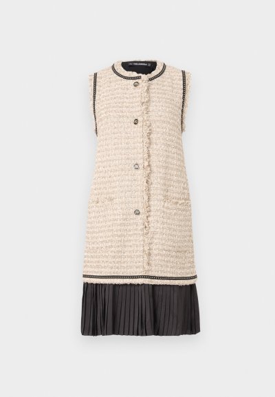 KARL LAGERFELD - BOUCLE SLEEVELESS DRESS