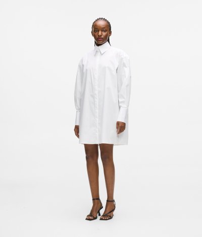 KARL LAGERFELD - PLEATED FASHION SHIRT DRESS