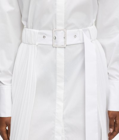 KARL LAGERFELD - PLEATED FASHION SHIRT DRESS