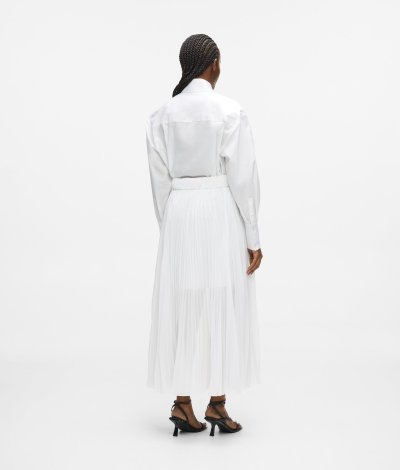 KARL LAGERFELD - PLEATED FASHION SHIRT DRESS