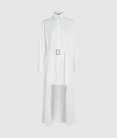 KARL LAGERFELD - PLEATED FASHION SHIRT DRESS