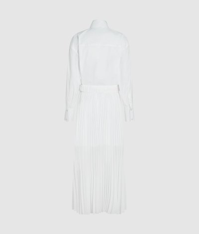 KARL LAGERFELD - PLEATED FASHION SHIRT DRESS