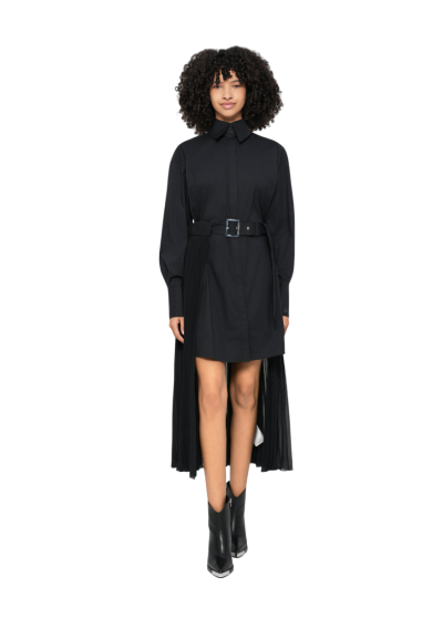 KARL LAGERFELD - PLEATED FASHION SHIRT DRESS