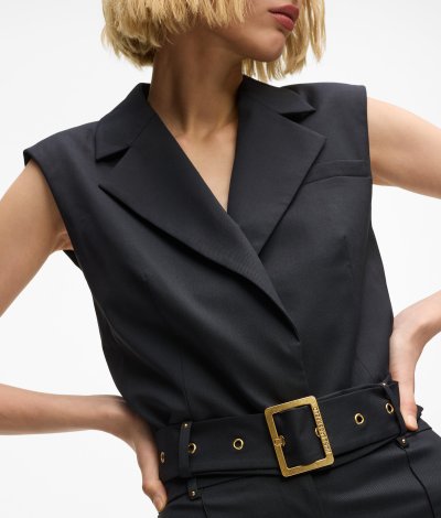 KARL LAGERFELD - MINI STUD DETAIL GILET