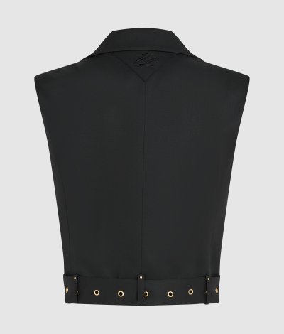 KARL LAGERFELD - MINI STUD DETAIL GILET